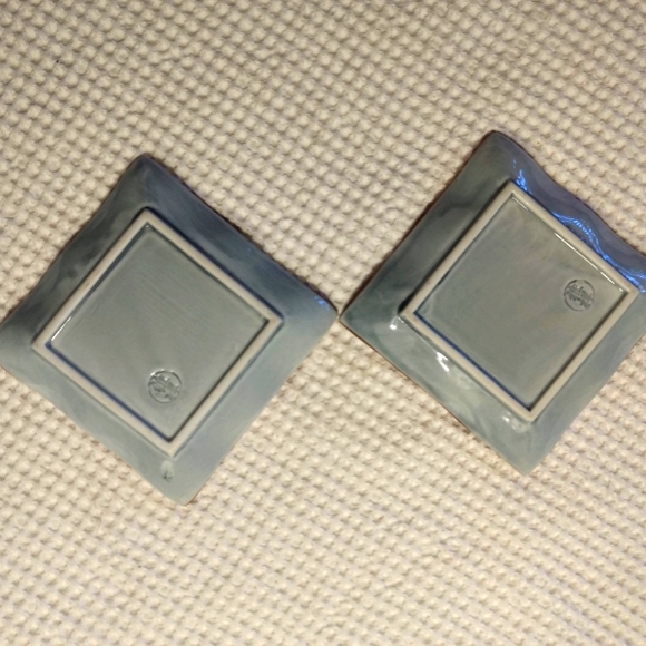 Set of 2 | Cherry Blossom Blue Plate | Japan - 4 inches - Picture 2 of 7